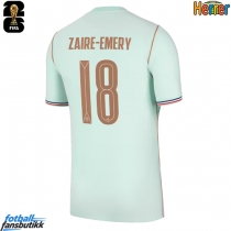 Frankrike Warren Zaire-Emery #18 Bortedrakt VM 2026 Kortermet